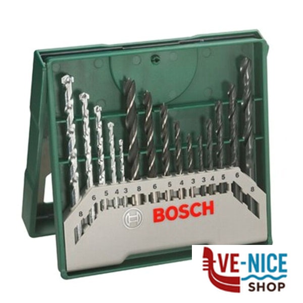 SET FORATURA Pz 15 X-15 BOSCH 2.607.019.675 BOSCH ACCESSORI F - immagine 4
