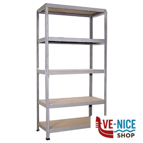 SCAFFALE KIT 90x40 h 180 JOKER GRIMA KIT-J2ZN59 SCAFFALATURE F - immagine 4