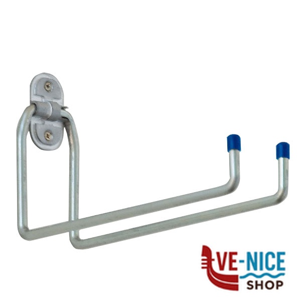 MENSOLA GANCIO L DOPPIO cm 18 4050 AL 4050AZ180 MENSOLE F - immagine 2