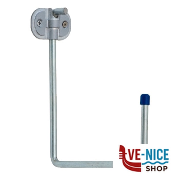 MENSOLA GANCIO L RIPIEGABILE cm 15 4200 AL 4200AZ150 MENSOLE F - immagine 2