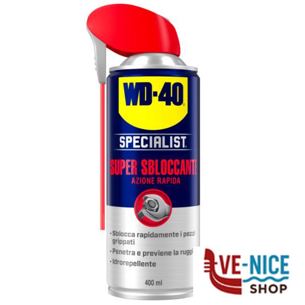 SUPER SBLOCCANTE SPRAY ml 400 SPECIALIST WD40 39362-39348 OLI E ADDITIVI VARI F - immagine 2