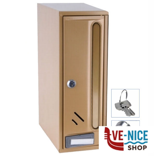 CASELLARIO VERT 1P ACC BRONZATO 2500C1VESTBR CASSETTE LETTERE F - immagine 4