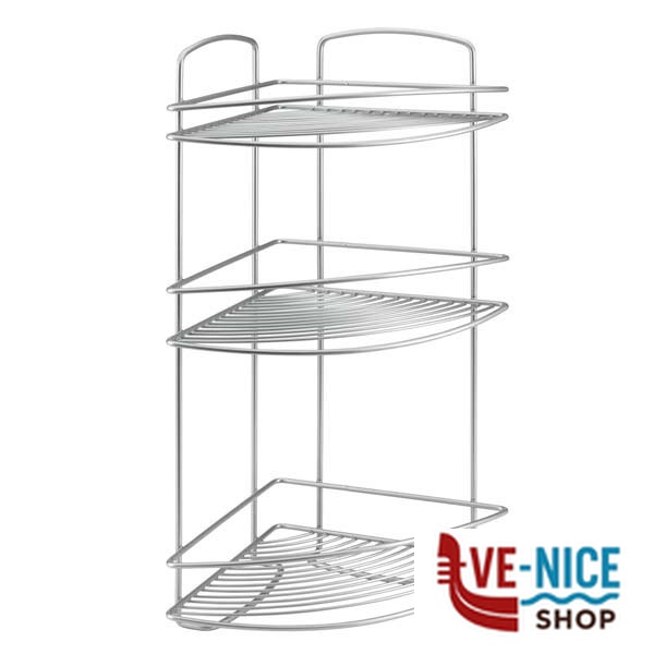 MENSOLA POLYTHERM ONDA ANG. 3P 22x22 h 53 METALTEX 46.02.03 MENSOLE BAGNO C - immagine 2