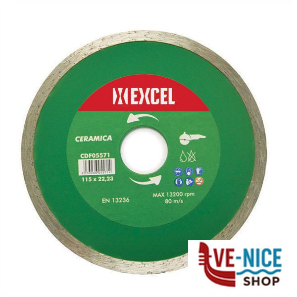 DISCO DIAMANTATO CC 115 CERAMICA EXCEL 05571 WW0105115 DISCHI DIAMANTATI F - immagine 2