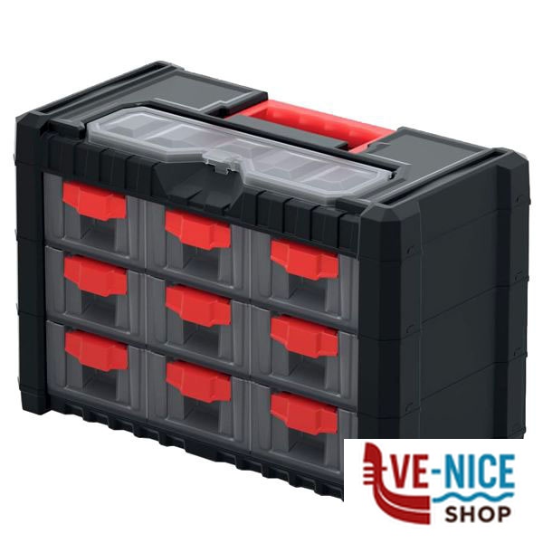 CASSETTA PORTAMINUTERIA MULTICASE 9 KISTEN KMC303 CASSETTE PORTAUTENSILI F - immagine 2