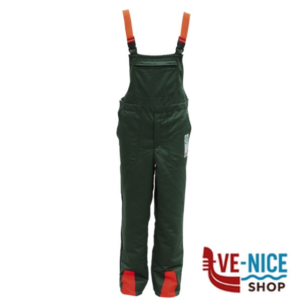 PETTORINA COTONE HEAVY ANTISEGA VERDE/ARANCIO 50 BM 18643 MOTOSEGHE PROTEZIONE F - immagine 2