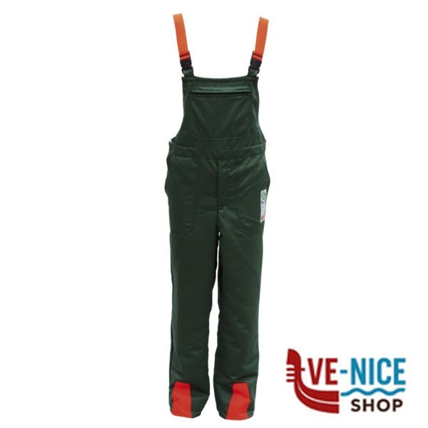 PETTORINA COTONE HEAVY ANTISEGA VERDE/ARANCIO 54 BM 18645 MOTOSEGHE PROTEZIONE F - immagine 3