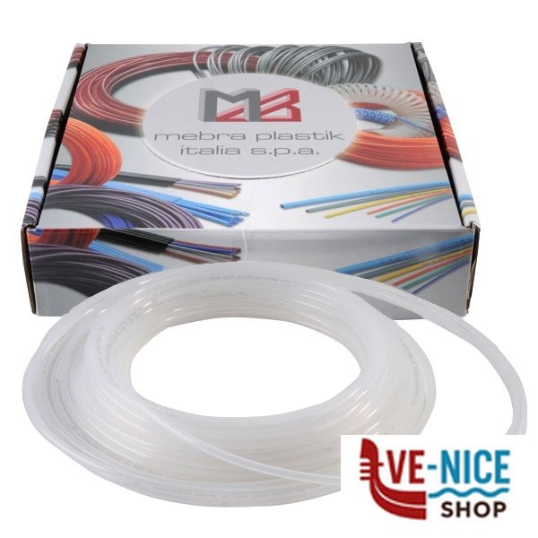 TUBO NYLON PA12 TECHNICAL HOSE 8/10 NEUTRO m 25 TUBI ARIA COMPRESSA F - immagine 3