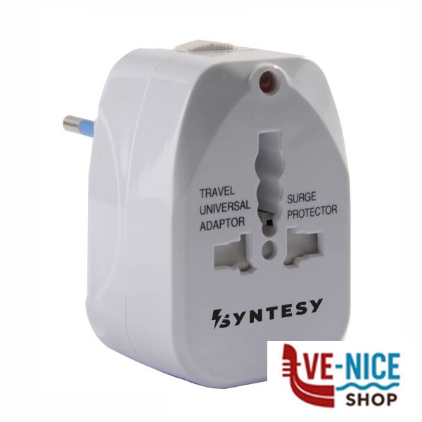ADATTATORE UNIVERSALE BIANCO BL SYNTESY 06617 502060 SPINE E ADATTATORI ELETTRICI F - immagine 3