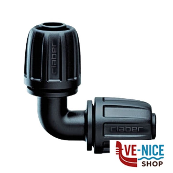 RACCORDO ANGOLO COMPRESSIONE MICRO 91025 CLABER 91025 CLABER F - immagine 2