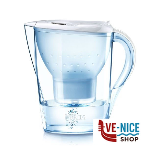 CARAFFA FILTRANTE MARELLA BIANCA l 2,4 BRITA 1051439 CARAFFE FILTRANTI C - immagine 2