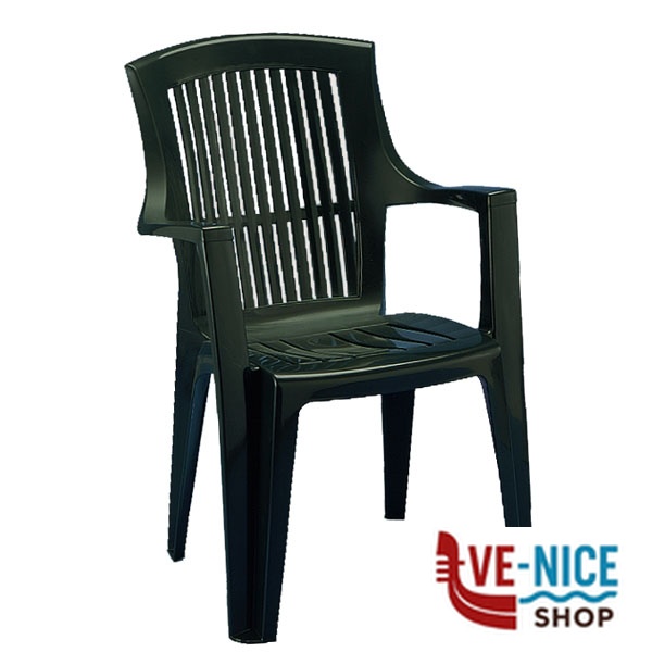 SEDIA RESINA BRACC.ARPA VERDE PROGARDEN ARP050VE ARREDO GIARDINO PROGARDEN C - immagine 4