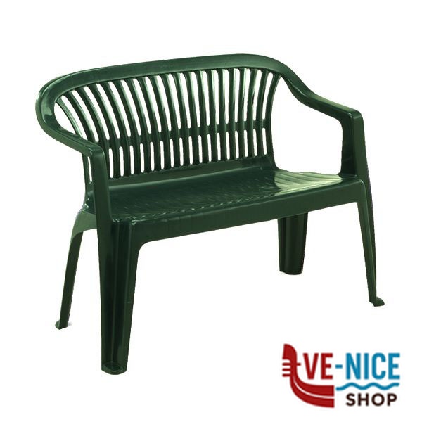 PANCHINA RESINA DIVA VERDE PROGARDEN 47100 ARREDO GIARDINO PROGARDEN C - immagine 2
