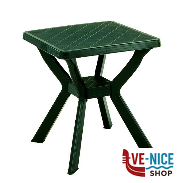 TAVOLO RESINA RENO VERDE 70x70 PROGARDEN 40300 ARREDO GIARDINO PROGARDEN C - immagine 2