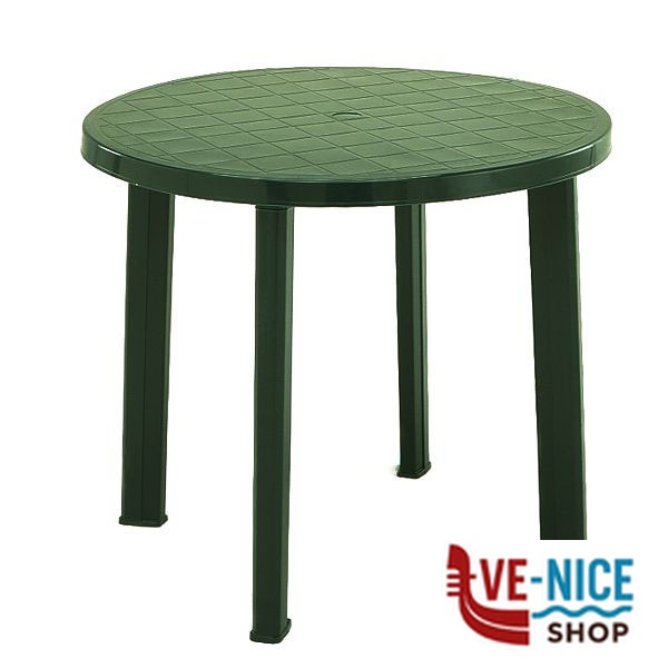 TAVOLO RESINA TONDO VERDE 90 PROGARDEN 47600 ARREDO GIARDINO PROGARDEN C - immagine 2