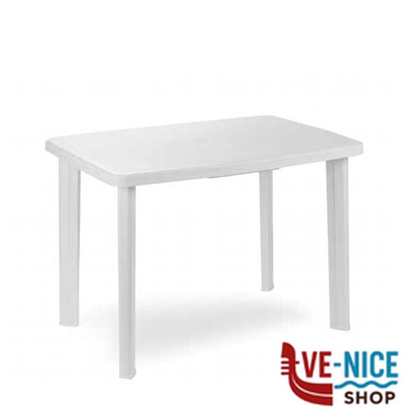 TAVOLO RESINA FARETTO BIANCO 101x68 PROGARDEN FRT036BI/90800 ARREDO GIARDINO PROGARDEN C - immagine 2