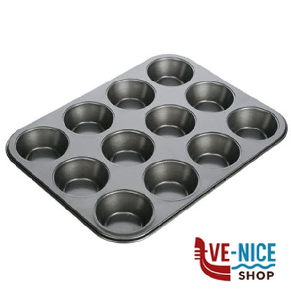 STAMPO MUFFIN POSTI 12 DELICIA TESCOMA 623222 TEGLIE E STAMPI TESCOMA C - immagine 4