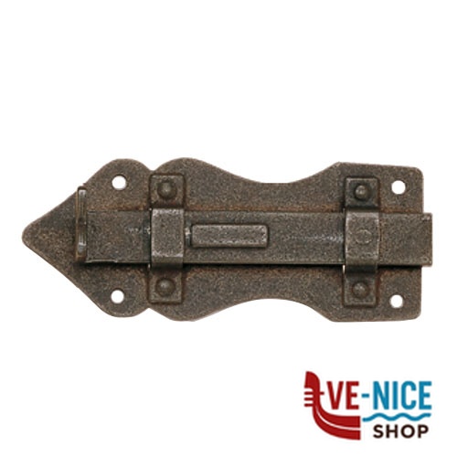 CATENACCIO ORIZZONTALE FERRO ANTICO 80x40 11461 MS MG11461GD CATENACCI F - immagine 3
