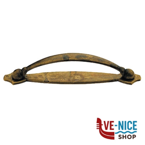 MANIGLIA ARCO OTTONE ANTICO 64 4902 MS MG4902GD MANIGLIE F - immagine 3