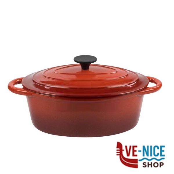CASSERUOLA GHISA OVALE COP. NORMANDIE cm 33 ILSA 04020330GCV PENTOLE ILSA C - immagine 3