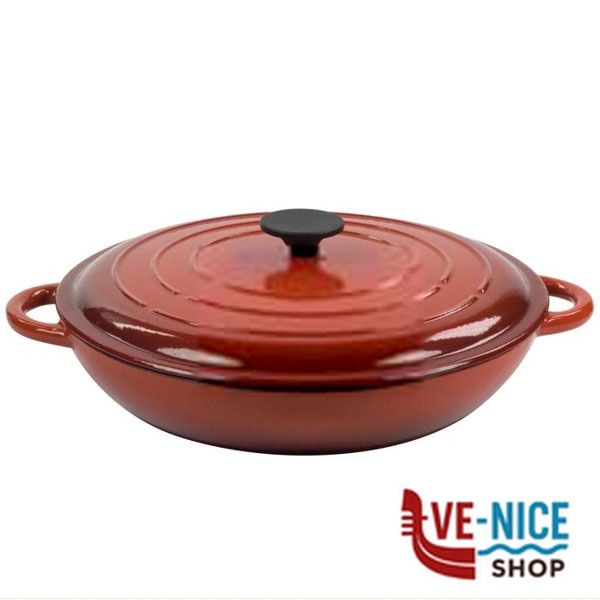 TEGAME GHISA 2 M COPERCHIO NORMANDIE cm 31 ILSA 04040310GCV PENTOLE ILSA C - immagine 2