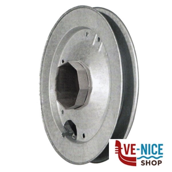 PULEGGIA RULLO METALLO LISCIO mm 240 1205/C ACCESSORI AVVOLGIBILI F - immagine 3