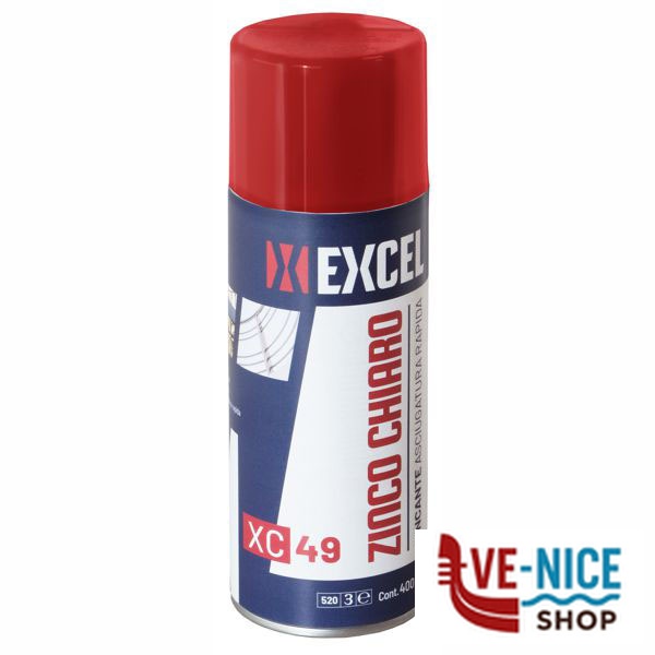 ZINCO CHIARO SPRAY ml 400 EXCEL 11355 ST049VMD400X12L BOMBOLETTE SPRAY F - immagine 3