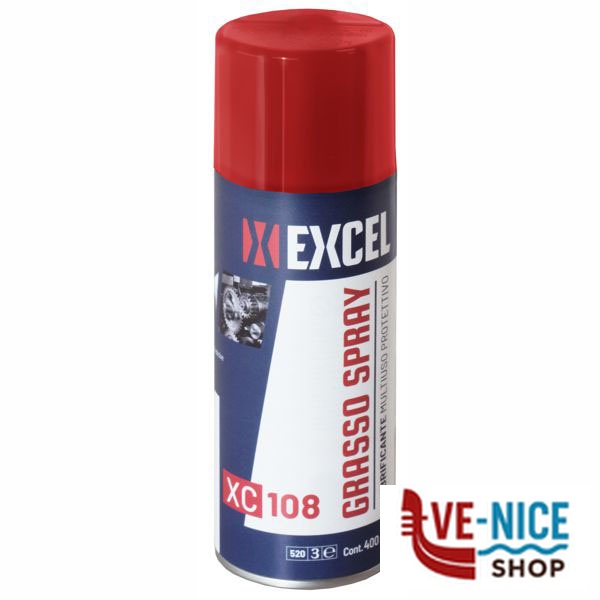 GRASSO MULTIUSO SPRAY ml 400 EXCEL 11358 ST108VMD400X12L BOMBOLETTE SPRAY F - immagine 2