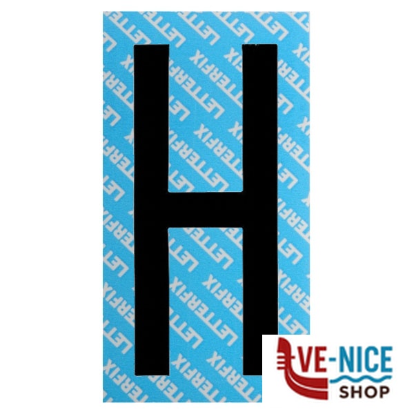 LETTERA ADESIVA NERA SERIE T80 H LETTERFIX KTC08H SEGNALETICA F - immagine 4