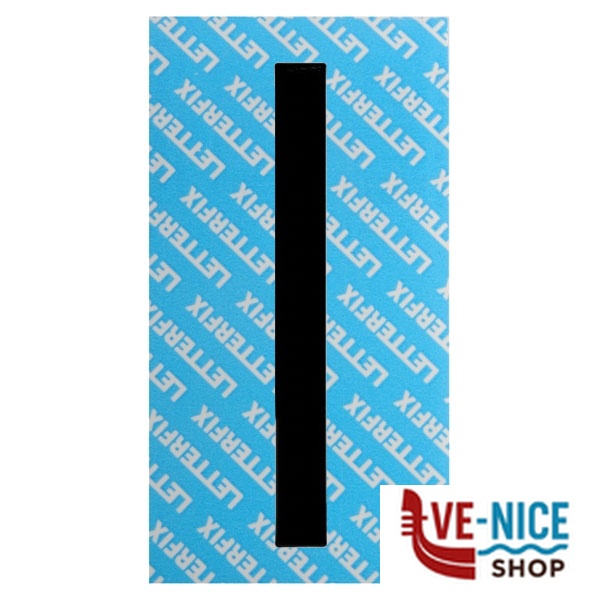 LETTERA ADESIVA NERA SERIE T80 I LETTERFIX KTC08I SEGNALETICA F - immagine 2