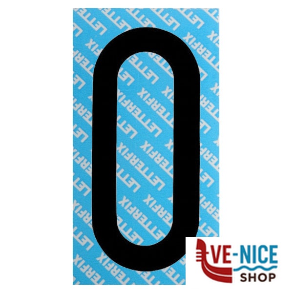 LETTERA ADESIVA NERA SERIE T80 O LETTERFIX KTC08O SEGNALETICA F - immagine 3