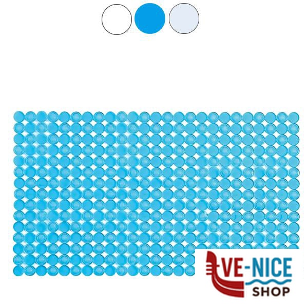 TAPPETO VASCA RONDO' BLU cm 72x36 XTRA 10531 0159 TAPPETI DOCCIA-VASCA C - immagine 4