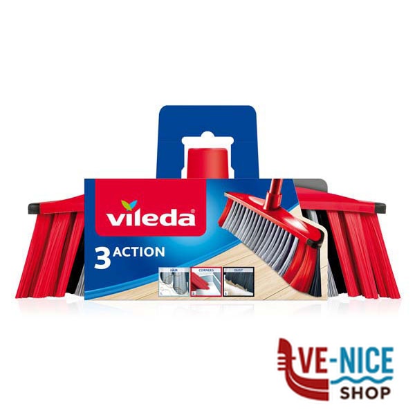 SCOPA DOMESTICA ANTIURTO 3ACTION cm 29 VILEDA 175551 VILEDA C - immagine 2