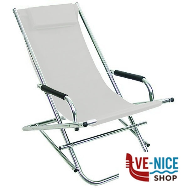 DONDOLINO ALLUMINIO GRASS BIANCO VETTE 07161 F2033 DONDOLINI METALLO C - immagine 3
