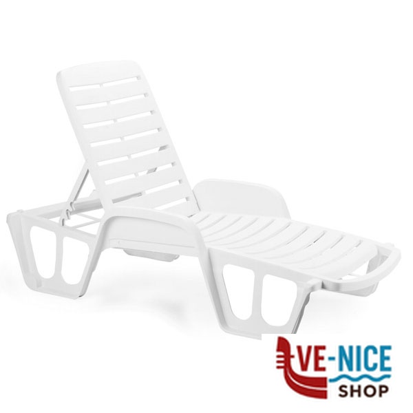 LETTINO RESINA FISSO BIANCO PROGARDEN 91000/LET027BI ARREDO GIARDINO PROGARDEN C - immagine 3