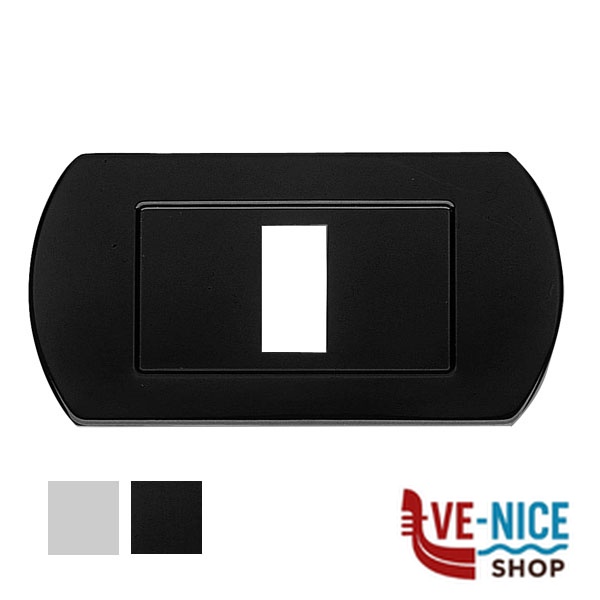 COPRINTERRUTTORE MINNY NYLON 1 POSTO NERO 8894890010590 GHIDINI F - immagine 3