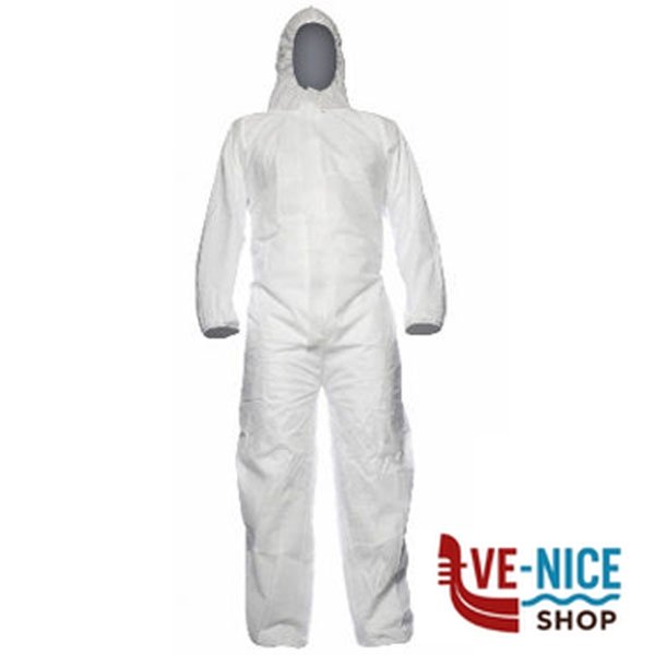 TUTA POLIETILENE TYVEK EASYSAFE BIANCA XXL 494002 INDUMENTI LAVORO F - immagine 2