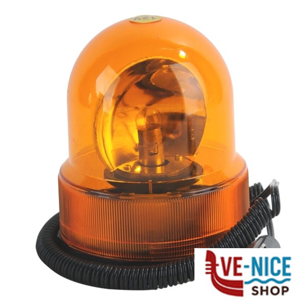 LAMPEGGIANTE ROTANTE.MAGNET.ARANCIO EXCEL 09709 7705 LAMPADE STRADALI F - immagine 3