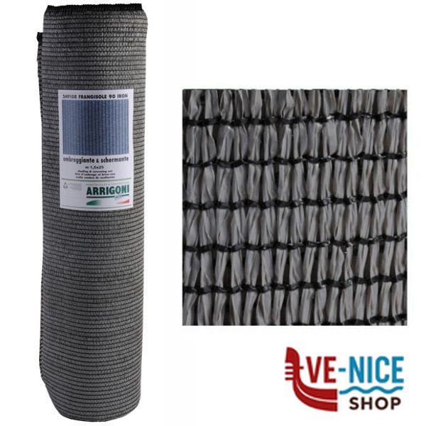 RETE OMBREGGIANTE HD 90% h 200 m 25 IRON ARRIGONI 2491 GR RETE OMBREGGIANTE F - immagine 2