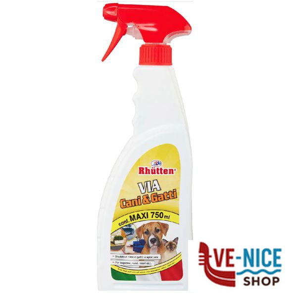 REPELLENTE CANI E GATTI STOP ml 750 RHUTTEN 280622 REPELLENTI ANIMALI C - immagine 4