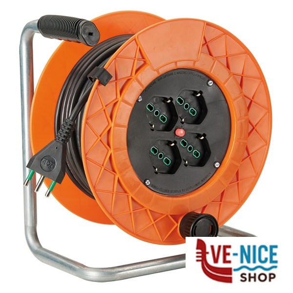AVVOLGICAVO m 25 3x1,5 4x2PT+SK GOLIA 10220 FME 10220 AVVOLGICAVI E PROLUNGHE F - immagine 2