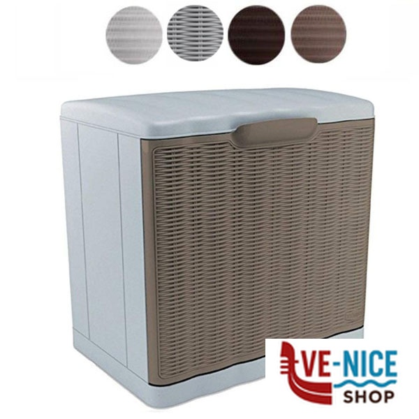 SCARPIERA ELEGANCE BIANCO 40x30 h 40 STEFANPL 30340 SCARPIERE PLASTICA C - immagine 2