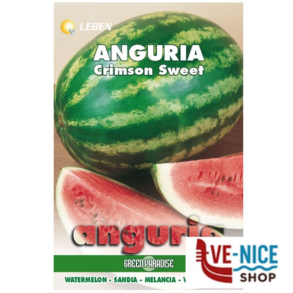 SEMENTI ANGURIA CRIMSON SWEET LEBEN LBO 3/6 SEMENTI F - immagine 2
