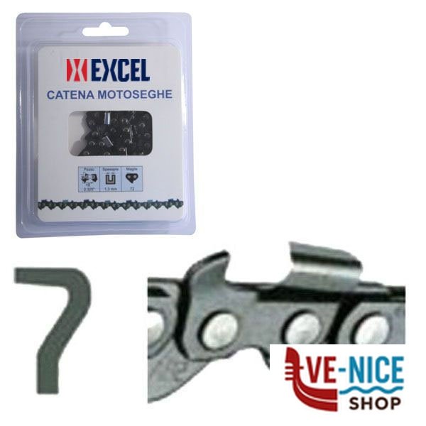 CATENA MOTOSEGHE 3.25" K1C-72E EXCEL 07455 BS-050-72DL MOTOSEGHE CATENE F - immagine 3