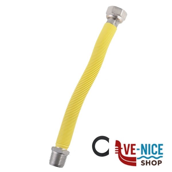 TUBO GAS INOX M3/4"-F3/4" 20,0/40,0 ESTENSIBILE F0001-00135MA TUBI GAS F - immagine 2