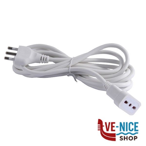 PROLUNGA m 3 3x1,00 BIANCA SYNTESY 07436 IMZ1-1A AVVOLGICAVI E PROLUNGHE F - immagine 4