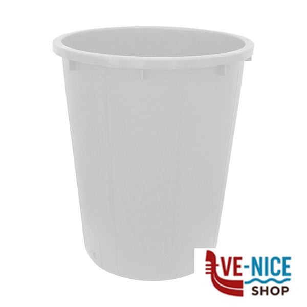 BIDONE IMMONDIZIA BIANCO l 75 44 h 63 ICS P480075B BIDONI IMMONDIZIA C - immagine 3
