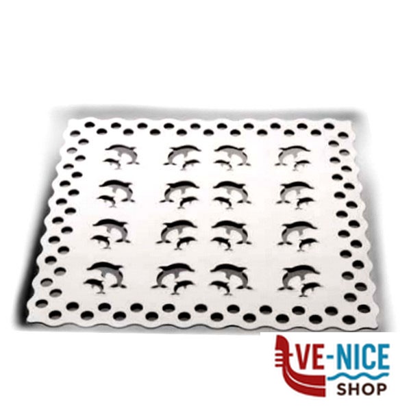 TAPPETO DOCCIA DELFINO BIANCO cm 52x52 XTRA 10517 0176 TAPPETI DOCCIA-VASCA C - immagine 2