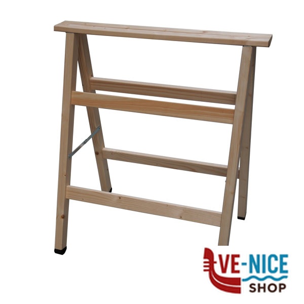CAVALLETTO PIEGHEVOLE LEGNO ABETE F3 NEW cm 90 L.F3.090 CAVALLETTI F - immagine 2
