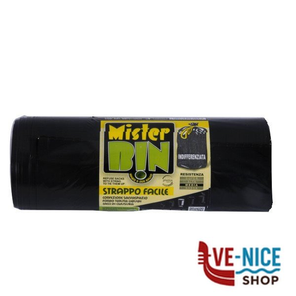 SACCO IMM.LEGACCI NERO 90x120 g 90 Pz 10 MR.BIN MB90120N50 SACCHI IMMONDIZIA C - immagine 3